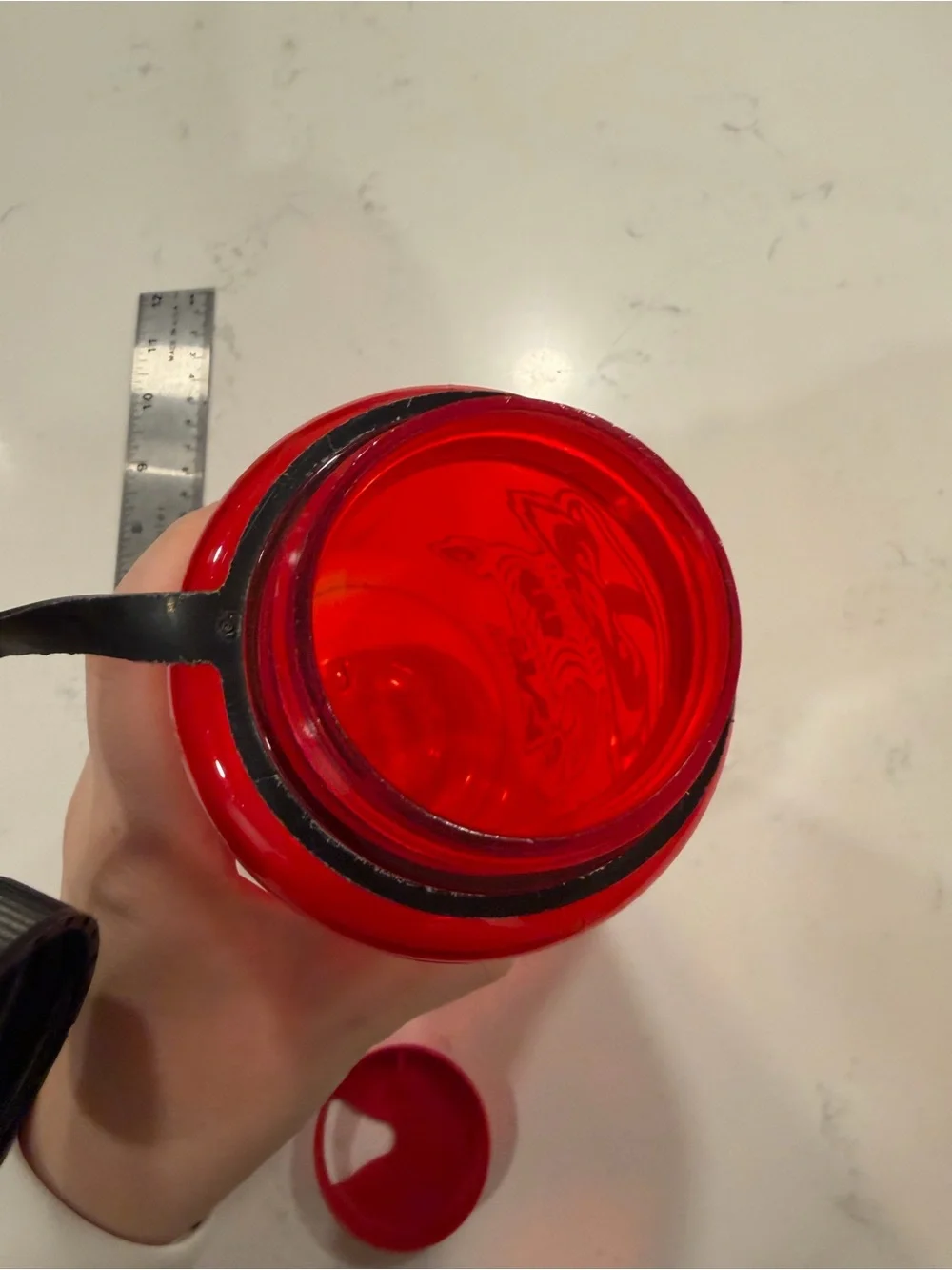 Red University of Wisconsin Bucky Badger Nalgene Water Bottle